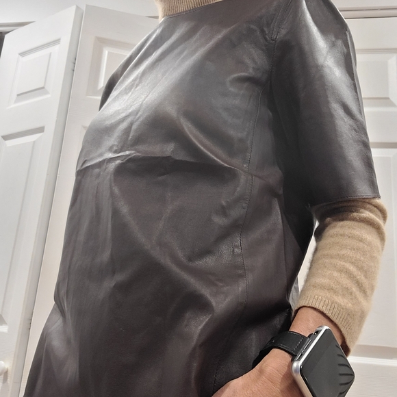 VINCE leather top Small - Picture 8 of 8